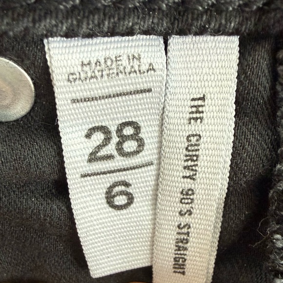 LOFT Curvy Button Front 90s Straight Jeans - Picture 8 of 8